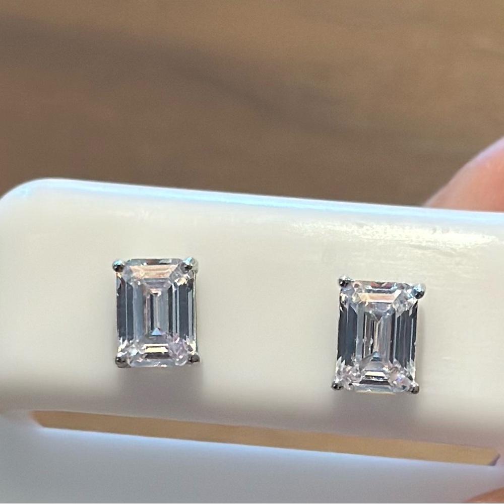 Radiant Silver Crystal Earrings